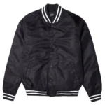 black-satin-varsity-jacket