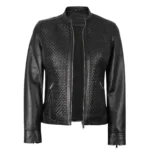 cr-black-womens-textured-leather-jacket