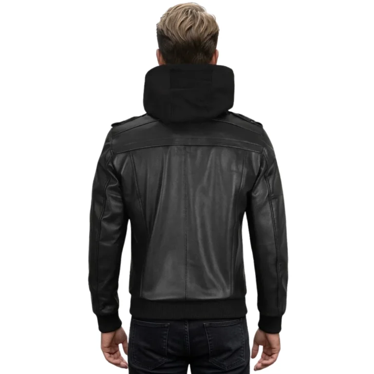 edinburgh-mens-black-bomber-leather-jacket-with-hood