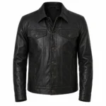 fernando-mens-brown-leather-trucker-jacket