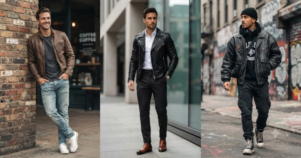 how-to-style-a-leather-jacket