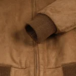 adamsville-mens-light-brown-faux-suede-bomber-jacket