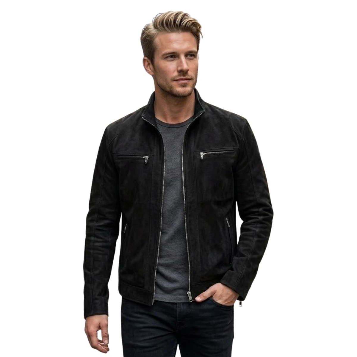 black-faux-suede-biker-style-jacket
