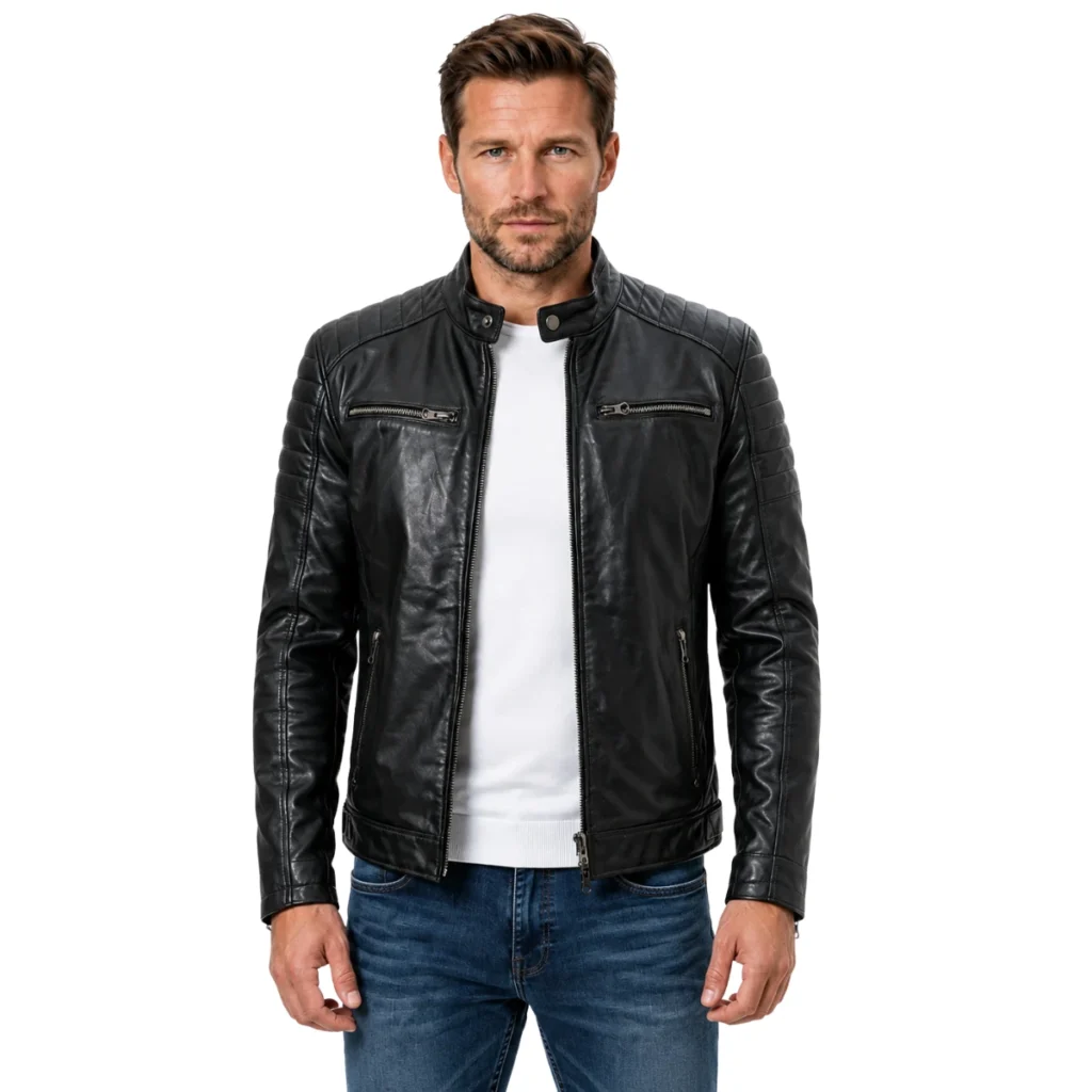 black-padded-leather-biker-jacket