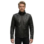 black-waxed-cafe-racer-style-leather-jacket