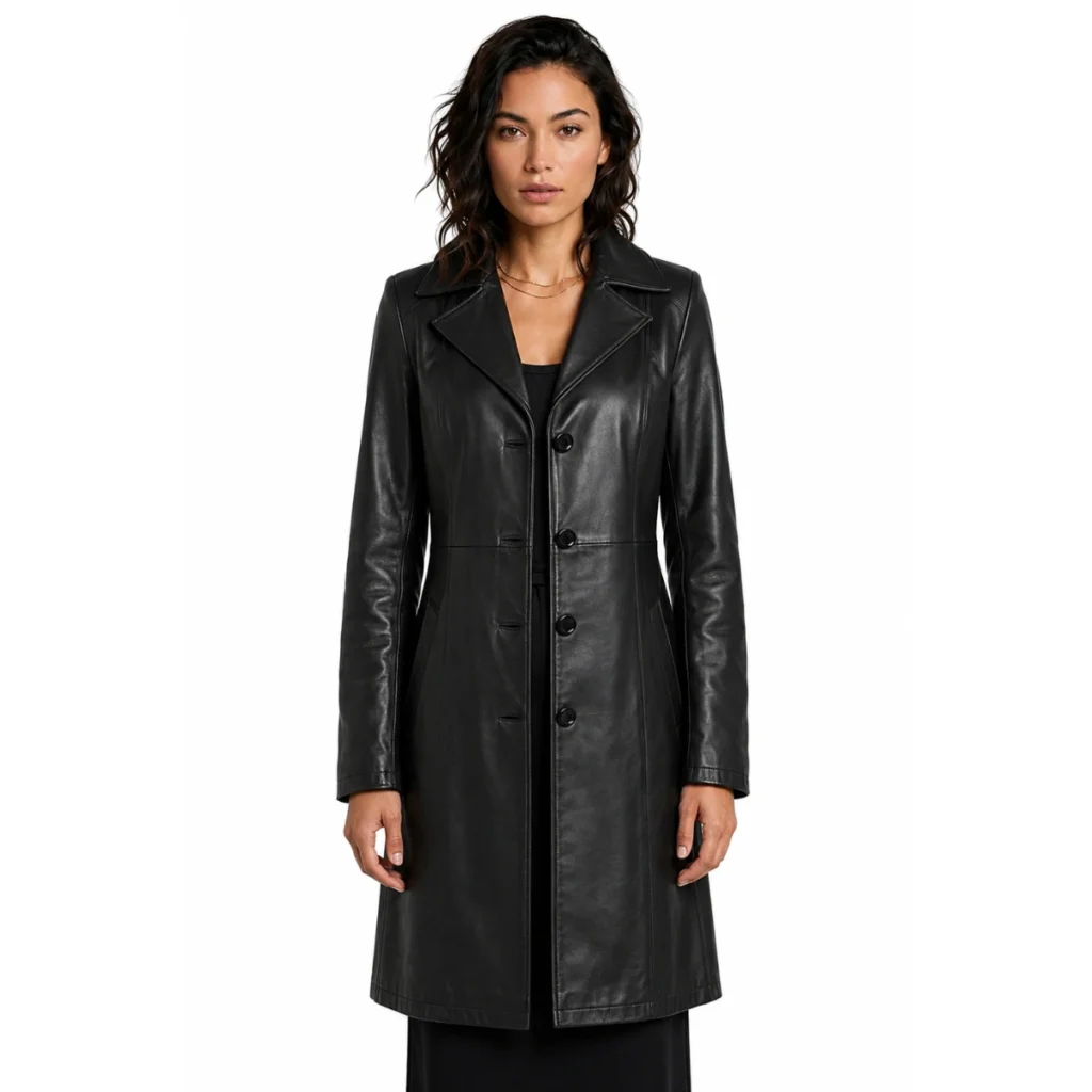 black-womens-3-4-length-car-coat