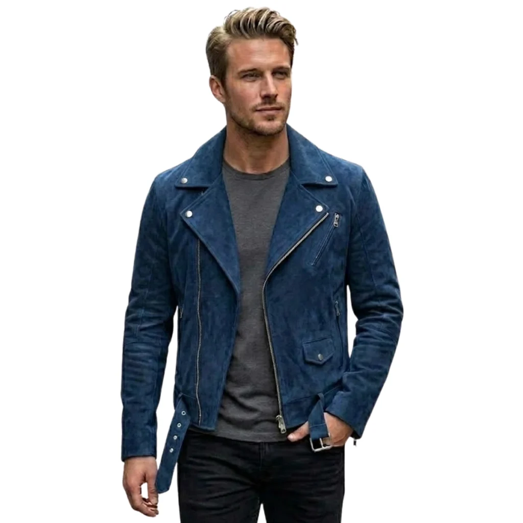 blue-suede-asymmetrical-biker-jacket