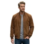 light-brown-faux-suede-bomber-jacket