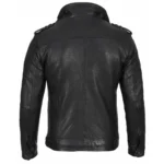 mens-black-waxed-cafe-racer-leather-jacket