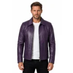 mens-shirt-collar-leather-jacket