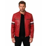 quilted-red-leather-cafe-racer-jacket