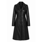 womens-3-4-black-leather-car-coat