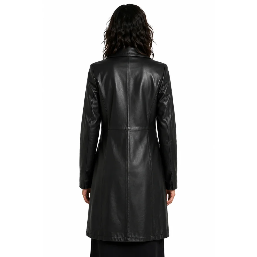 womens-black-3-4-length-car-coat