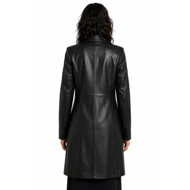 womens-black-3-4-length-car-coat