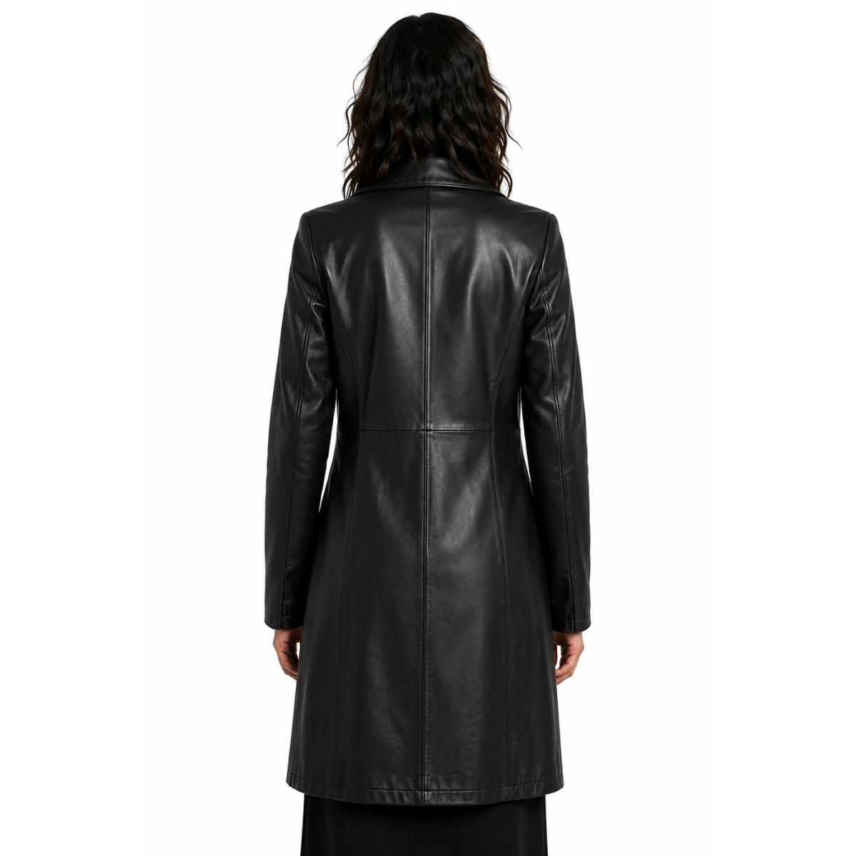 womens-black-3-4-length-car-coat